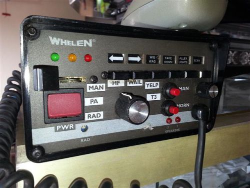 Whelen hfsa6 pa / light controller / current switch box for sale
