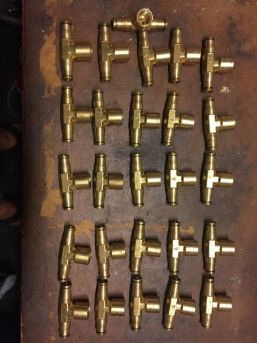 Brass push to connect fitting 1/4 female pipe x 1/4 tube for sale