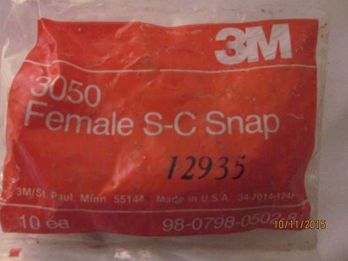 3M CHARGE GAURD FEMAL S-C SNAP 10 IN EACH BAG