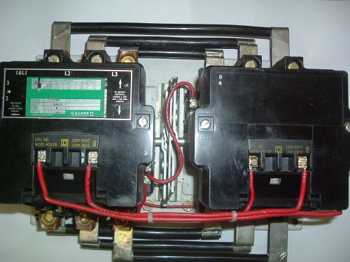 SQUARE D SF0 3 REVERSING CONTACTOR 110/120 VAC ................NEW BUT NOT BOXED