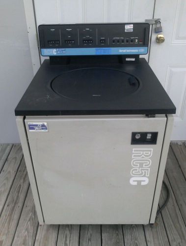 Sorvall rc-5c refrigerated floor laboratory centrifuge with hb-4 rotor. freight for sale