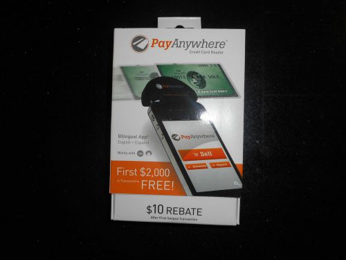 PayAnywhere Credit Card Reader NIB! iOS Android $10 Rebate FREE SHIPPING!