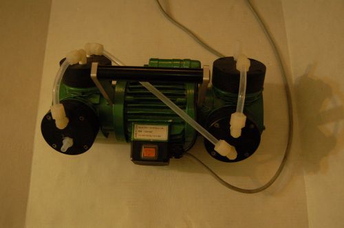 Knf laboport neuberger vacuum pump pu 1132-n726 diaphragm oilless dual for sale