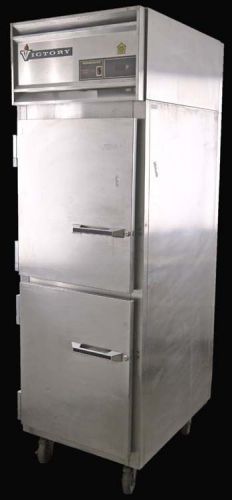 Victory RSA-1D-S7-HD-A 2-Door Up-Right/Reach-In/Pass-Through Fridge Refrigerator