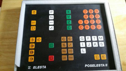 ELESTA POSELESTA II / 2  NOS NEW IN BOX MILLING MACHINE 4 AXIS CONTROL PANEL
