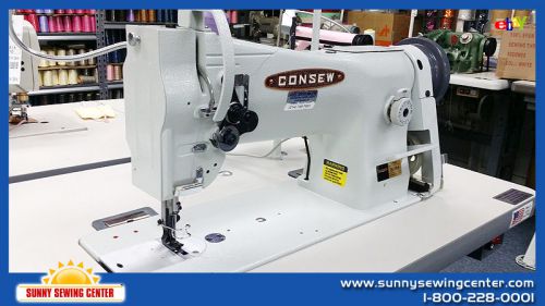 Consew 206rb-5 heavy duty walking foot leather and upholstery sewing machine for sale