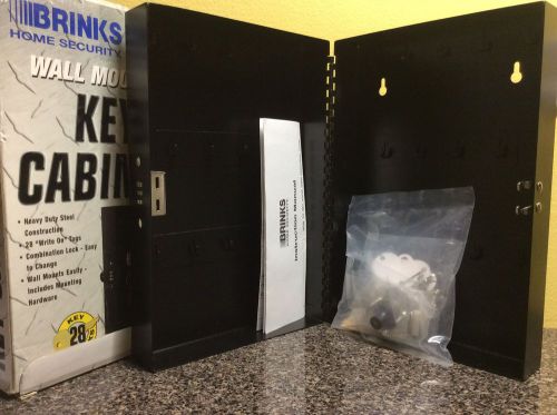 Brinks 28-key home security wall mount key cabinet