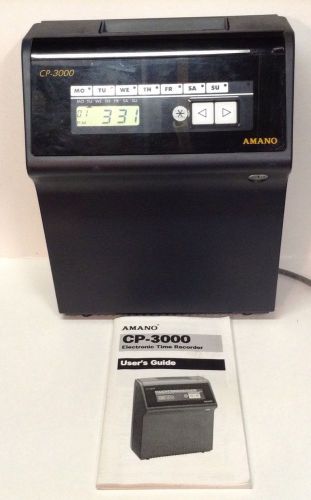 Amano series cp-3ooo mod.a050 time recorder (clock)  vgc for sale