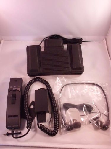 Philips LFH 276 Microphone, foot pedal and headphones