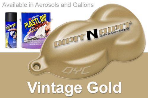 Performix Plasti Dip Gallon of Ready to Spray Vintage Gold Rubber Dip Coating