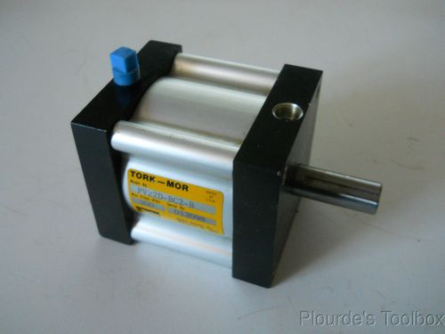 Used parker tork-mor rotary pneumatic actuator, 100°, 135 in/lbs, pv22d-bc2-b for sale