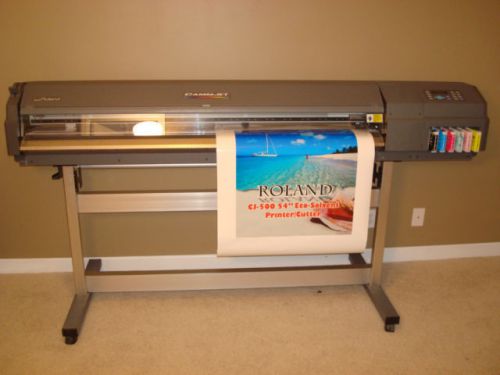 ROLAND CJ500 54in ECO SOLVENT PRINTER + CUTTER MIMAKI MUTOH GRAPHTEC EPSON