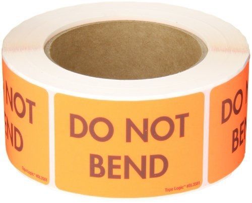 Tape logic dl3581 shipping and handling label, legend &#034;do not bend&#034;, 3&#034; length x for sale