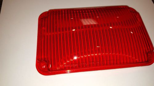 Whelen 600 series red diffused lens nos new warning perimeter light for sale
