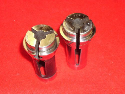 #11 COLLETS HARDINGE 3/8 HEX 2 pcs HEXAGON FOR AUTOMATIC AND SCREW MACHINES 6012