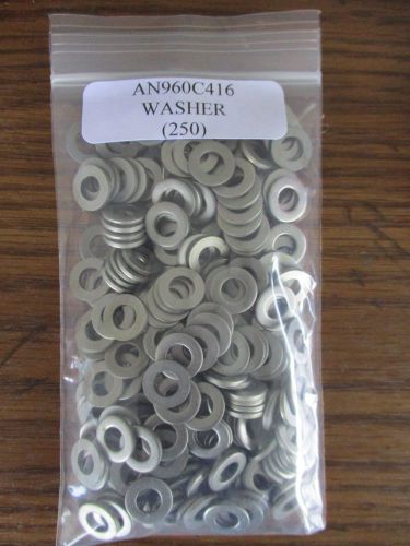 AN960C416 Stainless Steel Washer - Lot of 250 pieces