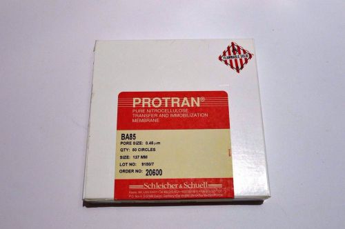 Protran BA85 Pore Size: 0.45 um QTY: 50 circles Size 137 mm
