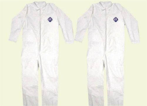 TYVEK 2 Pack No Elastic Disposable Coverall Extra Large Painting Safety Gear