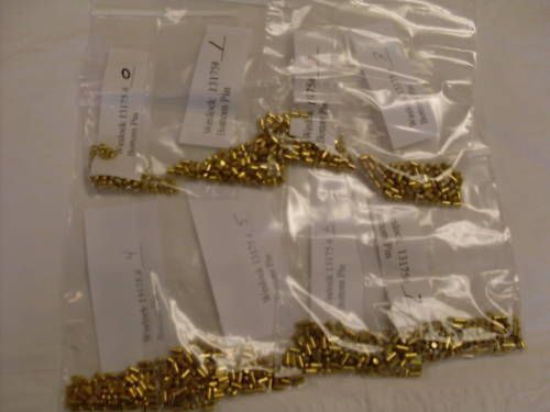 Lab Weslock brass keying pins -8 packs of 100 pins each