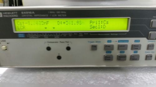 Agilent HP E4916A Crystal Impedance Meter (No Option)