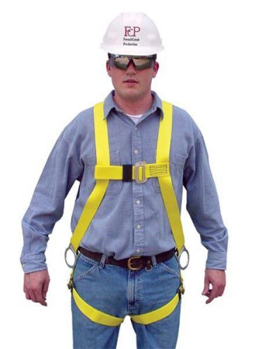 FCP 631B Lightweight Full Body Safety Harness Size M-XL with Hip D-Rings