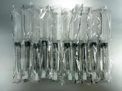 10 NEW BD PosiFlush Pre-Filled Sodium Chloride 0.9% 10 ml Syringes