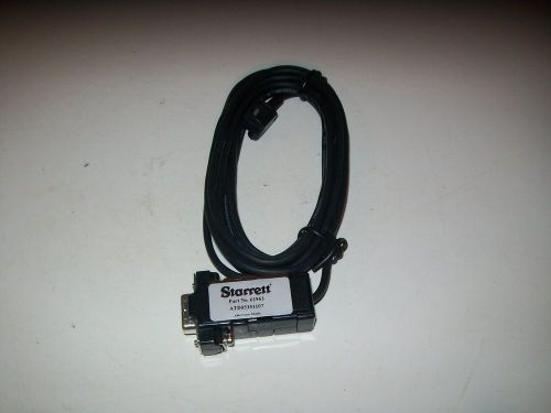 Starrett computer interface cable pt61963 3rd generation tools/ cable edp 66636 for sale