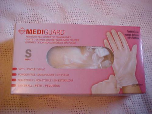 Mediguard Powder-Free Vinyl Non-Sterile Small latex free exam gloves MSV511