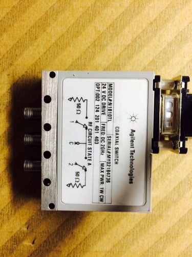 Agilent model n1810tl coaxial switch dc-2ghz 24 v dc drive opt for sale