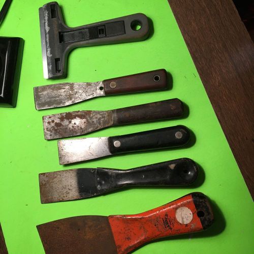Misc Tool Lot  Hyde Warner Other Brands Misc Tool Lot Vintage Paint Scrapers Put