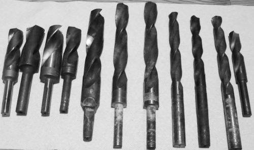 old drill bits, Total of 11, Large Bits, Some never used