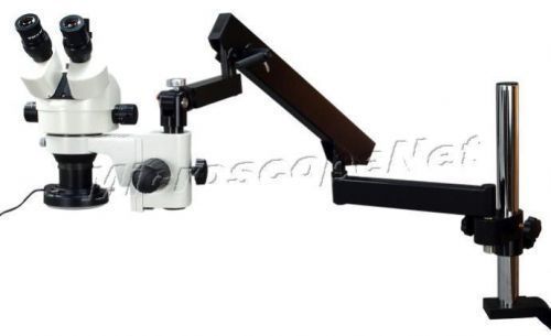 Articulating Arm Boom Stand 144 LED Microscope 3.5-90X