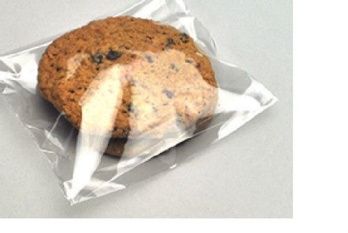 LIP AND TAPE GUSSETED COOKIE BROWNIE PLASTIC BAGS, 5&#034;x5&#034;+1.5&#034; Lip, 25 PCS 1.5MIL
