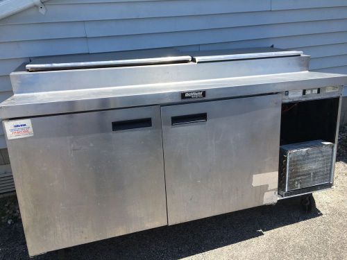 Two Door Prep Table Refrigerator