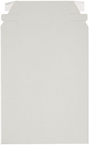 Pratt MJ-1 Self-Seal Stay Flat Mailer White 6&#034; x 8&#034; (Pack of 100)