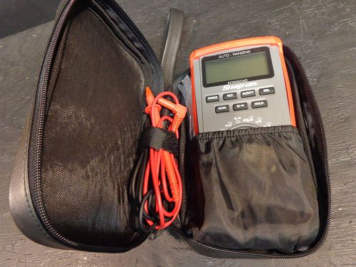 Snap-On EEDM504D Auto Ranging Digital Meter w/Leads &amp; Case Excel Cond (Cub 13)