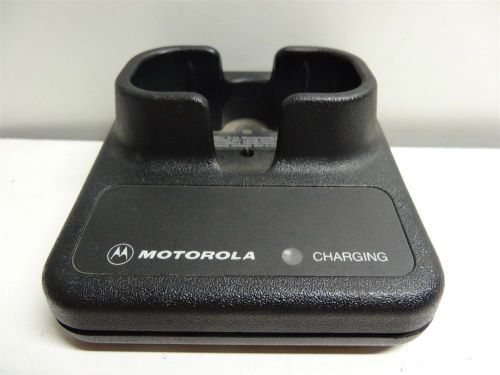 Motorola Charging Cradle HLN8371A Untested No AC Adapter AS-IS Black