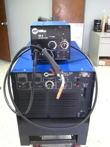 Miller dimension 400 cc/cv multi-process welding package complete for sale