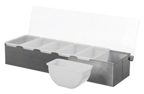 Update International (CD-6) 6-Compartment Condiment Holder