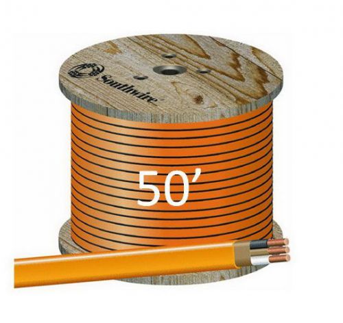 10/2 nm/b (50&#039;) &#034;romex&#034; non-metallic jacket, copper electrical cable, 3 wire for sale