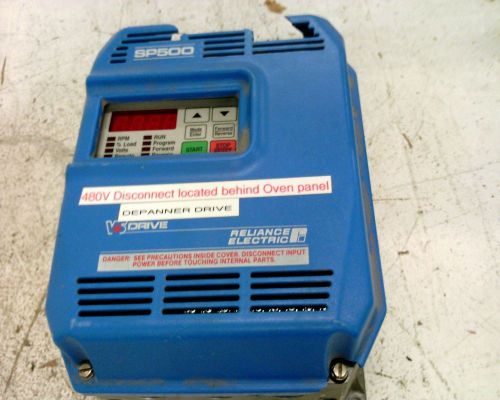 RELIANCE ELECTRIC DRIVE 1HP 2.1AMP 3PHASE 380/460VAC 0-240HZ 1SU41001