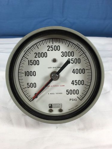Weksler 4.5&#034; 0-5000 mil-spec gauge for sale