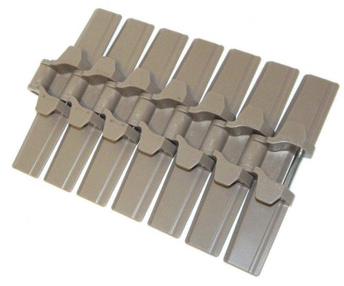 New rexnord 882tab k 7-1/2 tabletop chain conveyor 10&#034; segment, includes 7 links for sale