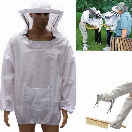 4pcs beekeeper tools equipment apicoltore suit gloves hive frame holder brush for sale