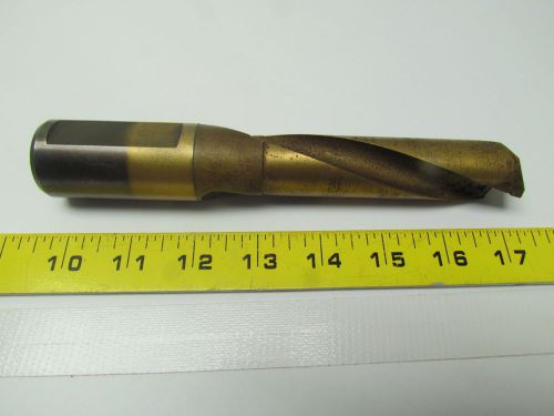 1.011&#034; tin coated carbide tipped coolant thru drill bit for sale