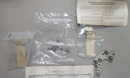 Rectifier and Heat Sink Assembly : Rectifier Assy, Insulator, Washer, Eyelet Pkg