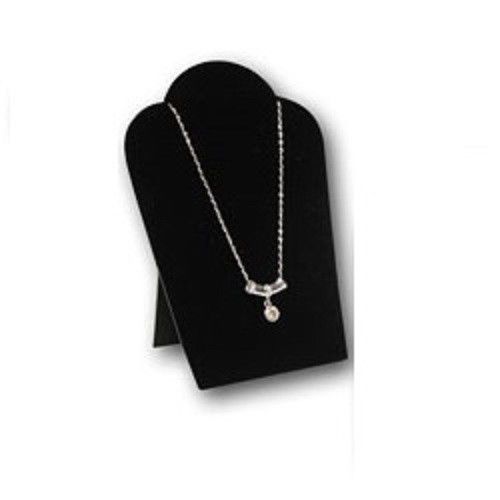 New 2 Necklace Bust Jewelry Pendant Chain Display Holder Stand Neck Velvet