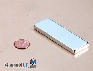 1pc quality neodymium 3&#034;x 1&#034;x 1/8&#034;thick rare earth magnet block sale superstrong for sale