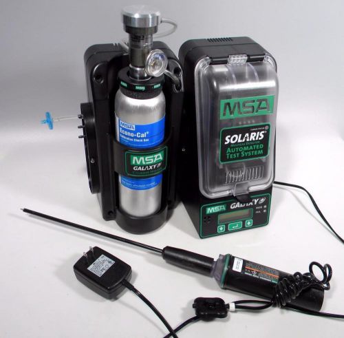 Msa solaris multigas detector with galaxy test system and universal pump probe for sale