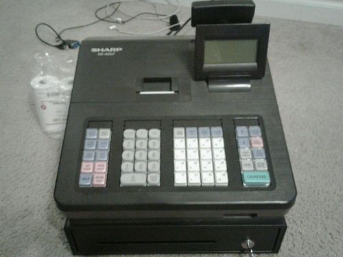 &#034;Sharp XE-A207 Cash Register, 2500 LookUps, 99 Dept, 25 Clerk SHRXEA207&#034;